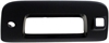 Tailgate Handle Bezel Smooth Black With Keyhole And Camera Hole - image 1