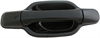 Exterior Door Handle Smooth Black Front Right Without Keyhole - image 1