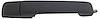 Exterior Door Handle Rear Right/Left Texture Black