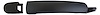 Exterior Door Handle Front/Rear Right;Rear Left Smooth Black