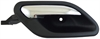 Interior Door Handle Front And Rear Right Chrome Lever Black Housing - image 1