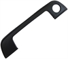 Exterior Door Handle Front Left Texture Black - image 1