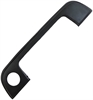 Exterior Door Handle Front Right Texture Black - image 1