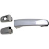 Exterior Door Handle Front Right Black and Chrome - image 1