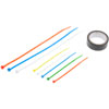83756 4,8,11 in. Assorted Colors Wire Ties, Canister