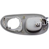 Interior Door Handle Rear Left Kit Chrome and Black - image 2