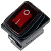 84823 Mini Rocker Switch Waterproof; Black - image 1