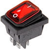 84824 Rocker Switch Waterproof; Black - image 1
