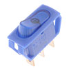 Rectangle Rocker Switch Blue Body/Blue Glow - image 1