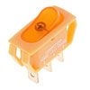 Rectangle Rocker Switch Yellow Body/Amber Glow - image 1