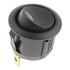 Round Style Full Glow Rocker Switch Black Body/Red Glow - image 1