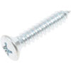 851-404 Sheet Metal Screw-Phillips Oval Head-No. 10 x 1 in.; Zinc - image 1