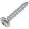 851-412 Sheet Metal Screw-Phillips Pan Head-No. 10 x 1 in.; Zinc - image 1
