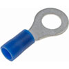 85409 16-14 Gauge Ring Terminal, 1/4 in., Blue - image 1