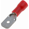 85451 22-18 Gauge Male Disconnect, .250 in., Red - image 1