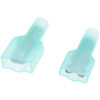 85461 16-14 Gauge Male/Female Set Fully Insulated Quick Disconnect, .250 in., Blue - image 2
