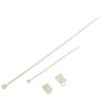 85610 4 and 8 Inch Clear Wire Tie and Nylon Clamp