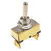 85902 Electrical Switches - Toggle - Metal Bat W/Screw Terminals - 20 Amp (240 Watts); Brass - image 1