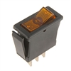 85921 Electrical Switches - Rocker - Rectangular Style - Amber Glow; Black - image 1