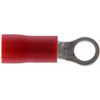 86411 22-18 Gauge Ring Terminal, No. 6, Red - image 2