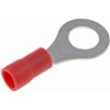 86413 22-18 Gauge Ring Terminal, 1/4 in., Red