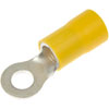 4 Gauge Ring Terminal 1/4 Yellow - image 1