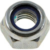 878-306 Hex Lock Nuts with Nylon Ring-Class 8- Thread Size M6-1.0, Height 6mm; Class 8.8 - image 1