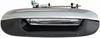 Exterior Door Handle Rear Right Chrome Lever Smooth Black House - image 1