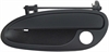 Exterior Door Handle Front Left Smooth Black Plastic - image 1