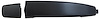 Exterior Door Handle Front Right Without Keyhole Textured Black - image 1