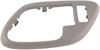 Interior Door Handle Front And Rear Right Handle Bezel With Lock Hole Gray - image 1
