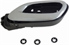 Interior Door Handle Front Left Kit Chrome - image 1