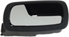 Interior Door Handle Rear Left Kit Chrome Lever Black Housing - image 1