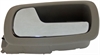 Interior Door Handle Rear Left Kit Chrome Lever Gray Housing - image 1