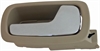 Interior Door Handle Rear Right Kit Chrome Lever Beige Housing Neutral - image 1