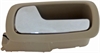 88674 Interior Door Handle Rear Left Kit Chrome Lever Beige Housing (Neutral); 2005-2007 Chevrolet, 2007 Pontiac - image 1