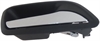 Interior Door Handle Front And Rear Right Chrome Lever Black Housing Ebony - image 1