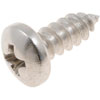 896-825 Self Tapping Screw-Stainless Steel-Pan Phillips Head-No. 10 x 1/2 in.; 18-8 Stainless - image 1