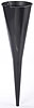 Plastic 18" Super Funnel 5" OD, Tapers to 1/2" OD - image 1