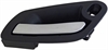 Interior Door Handle Front Left With Power Switch Hole Chrome Lever Black House - image 1