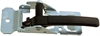 Interior Door Handle Front And Rear Left Textured Black Metal - image 1