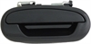 Exterior Door Handle Rear Right Smooth Black - image 1