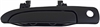 Exterior Door Handle Front Left Smooth Black Lever Textured Black Housing - image 1