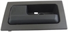 Interior Door Handle Front or Rear Left Black Lever Gray Housing Manual Locks - image 1