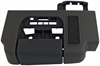 Interior Door Handle Rear Right Black Lever Gray Housing Stone - image 1