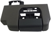 Interior Door Handle Rear Left Black Lever Gray Housing Stone - image 1