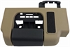 Interior Door Handle Rear Right Black Lever Brown Housing Camel - image 1