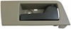Interior Door Handle Front Right Black Lever Gray Housing Manual Lock - image 1
