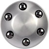 Brushed Aluminum Wheel Center Cap - image 2