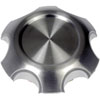 Brushed Aluminum Wheel Center Cap - image 1